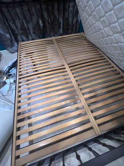 เตียงเหล็กแบรนด์Habitat พร้อมฟูก Sealy ขนาด 5ฟุต  รูปที่ 9