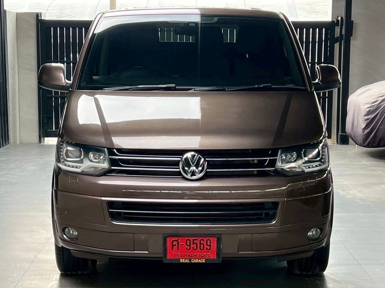 Volkswagen Caravelle 2015 2.0 TDi Van ดีเซล ไม่ติดแก๊ส เกียร์อัตโนมัติ น้ำตาล รูปที่ 3