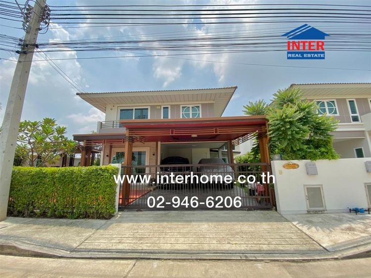 บ้านเดี่ยว 2 ชั้น 74.1 ตร.ว. หมู่บ้านศุภาลัยวิลล์เอกชัย-กาญจนาภิเษก ถนนเลียบคลองสี่วาตากล่อม ถนนพระราม2 ถนนเอกชัย เมืองสมุทรสาคร สมุทรสาคร