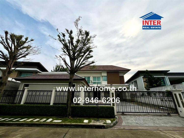 บ้านเดี่ยว 2 ชั้น 174.8 ตร.ว. หมู่บ้านเนอวานาไอคอน ปิ่นเกล้า ติดถนนพุทธมณฑลสาย2 ถนนบรมราชชนนี เขตทวีวัฒนา กรุงเทพมหานคร