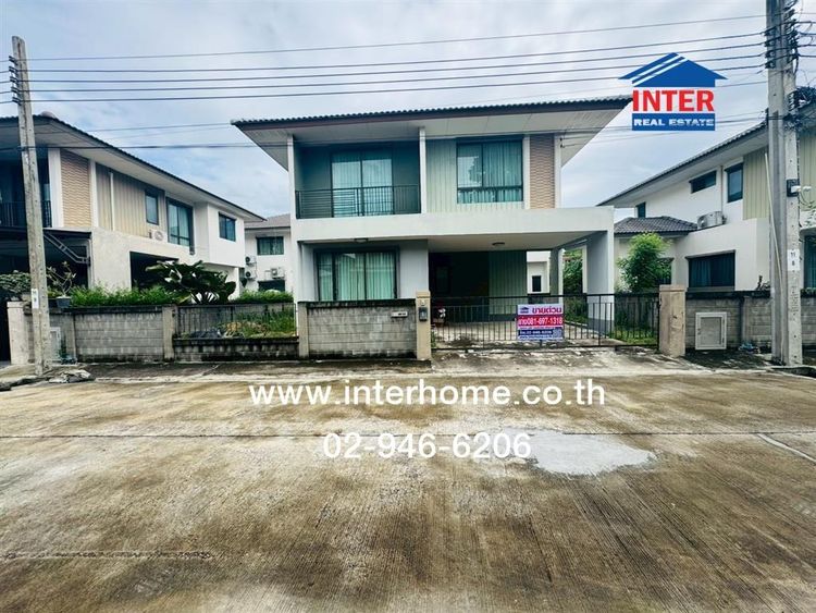 บ้านเดี่ยว 2 ชั้น 50.6 ตร.ว. หมู่บ้านโกลเด้นวิลเลจ บางนา-กิ่งแก้ว ซอยกิ่งแก้ว6-1 ถนนบางนา-ตราด ถนนกิ่งแก้ว บางพลี สมุทรปราการ