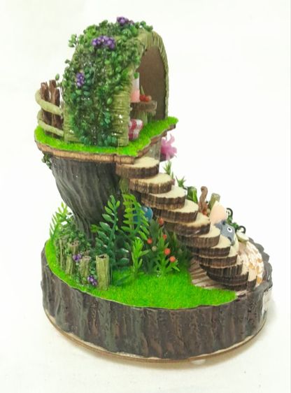 บ้านตุ๊กตาจิ๋วประกอบแล้ว พร้อมตั้งโชว์
 บ้านต้นไม้ กระต่าย Fantasy Forest รูปที่ 6