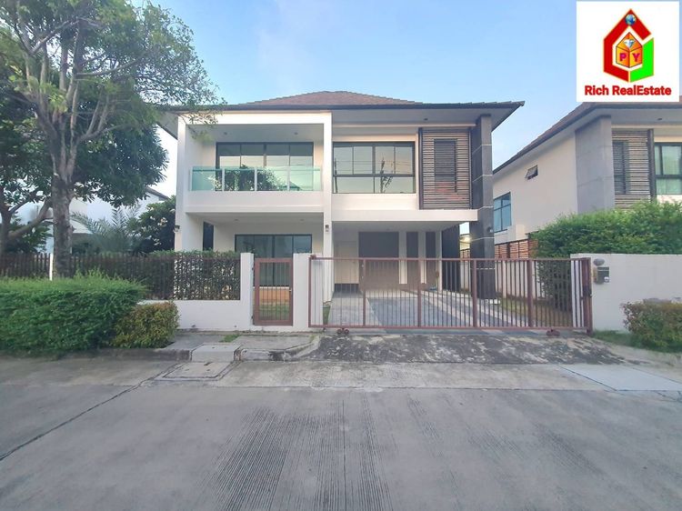 ขายถูกบ้านเดี่ยว 2 ชั้น มบ.บลูลากูน 2 บางนา-วงแหวน Blue Lagoon 2 Bangna-Wongwaen ขนาด 86.4 ตรว. 3นอน 4 น้ำ บ้านเปล่า ใกล้Mega บางนา