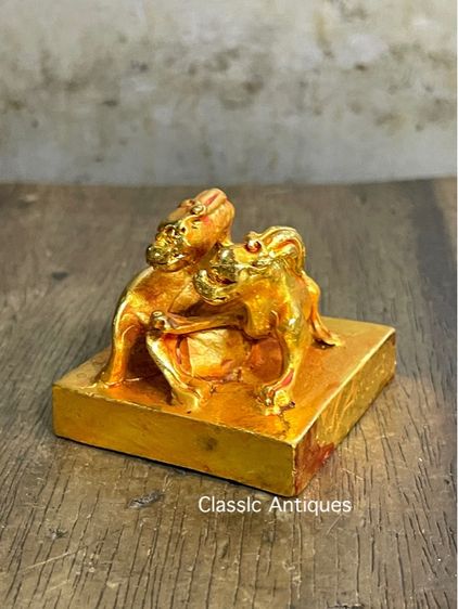 ตราประทับ กะไหล่ทอง สะสม