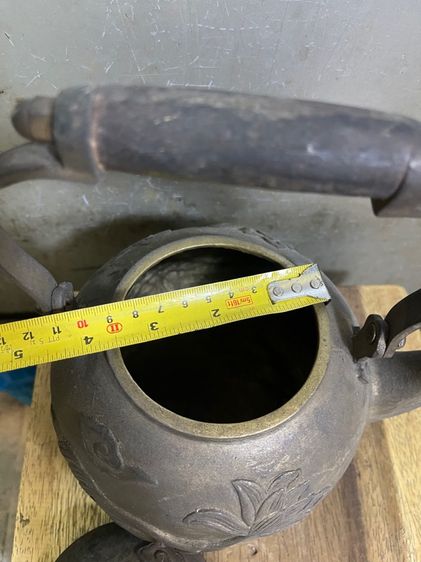 กาน้ำชา ทองเหลืองใบใหญ่ สะสมA3 รูปที่ 14