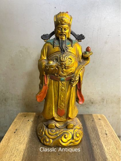 เทพเจ้าไฉ่ซิงเอี้ย ทองเหลืองสะสม