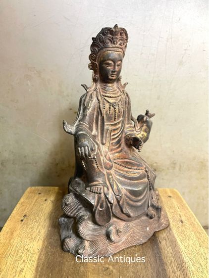 เจ้าแม่กวนอิม ธิเบต ทองเหลืองสะสม รูปที่ 5