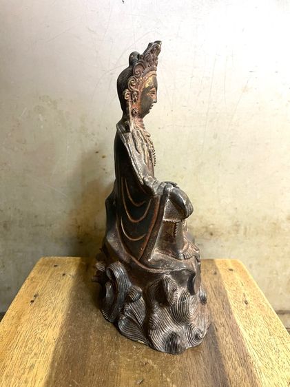 เจ้าแม่กวนอิม ธิเบต ทองเหลืองสะสม รูปที่ 6