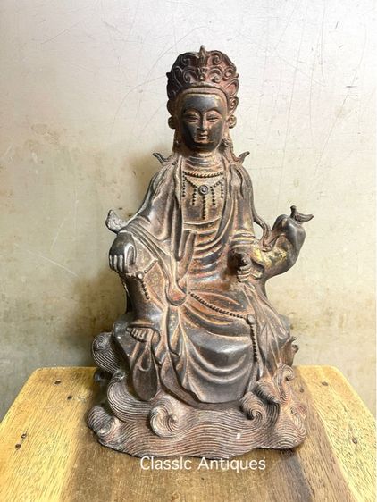 เจ้าแม่กวนอิม ธิเบต ทองเหลืองสะสม รูปที่ 4