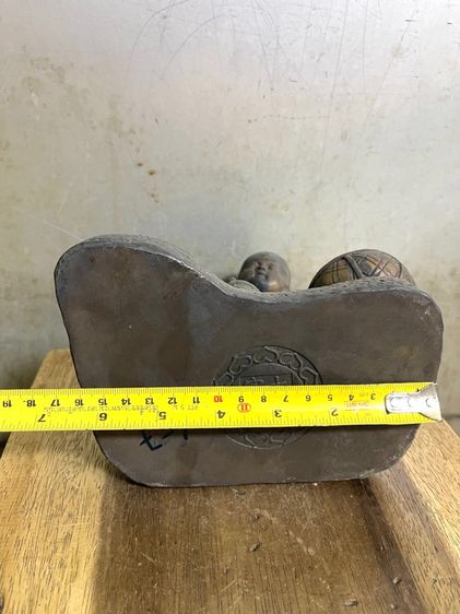 รูปปั้น เด็กโม่แป้ง ทองเหลืองสะสม รูปที่ 16