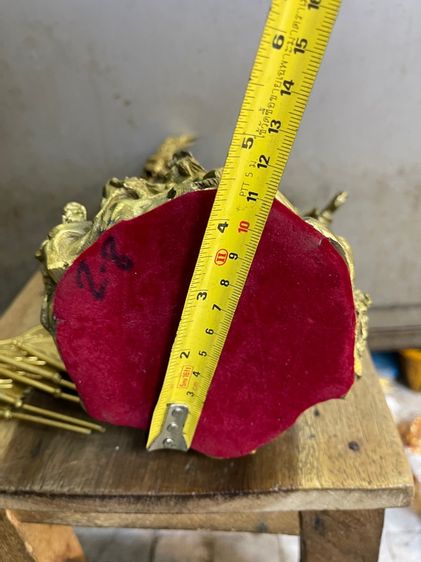 เทพเจ้ากวนอู 5ธง ทองเหลือง A25 รูปที่ 14