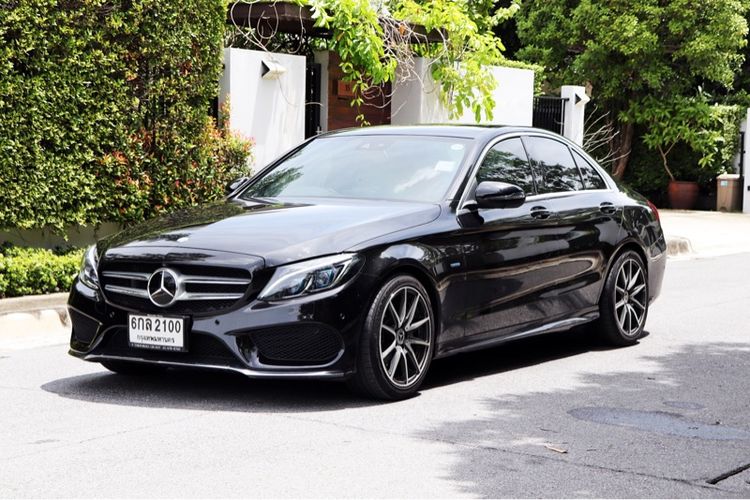 Mercedes-Benz C-Class 2017 C350 Sedan ปลั๊กอินไฮบริด (PHEV) เกียร์อัตโนมัติ ดำ รูปที่ 3