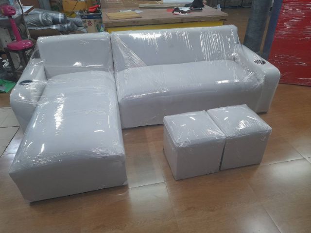 โซฟาทรงL  เลือกสีได้ ส่งฟรี ปลายทาง รูปที่ 2