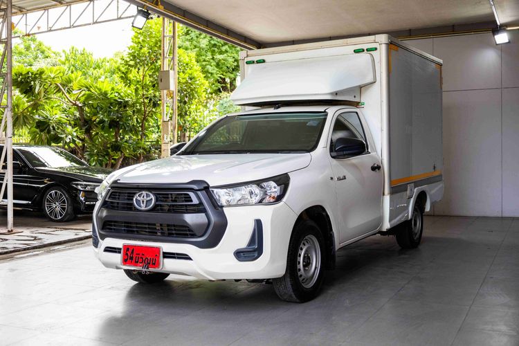 Toyota Hilux Revo 2020 2.4 Entry Pickup ดีเซล ไม่ติดแก๊ส เกียร์ธรรมดา ขาว รูปที่ 3