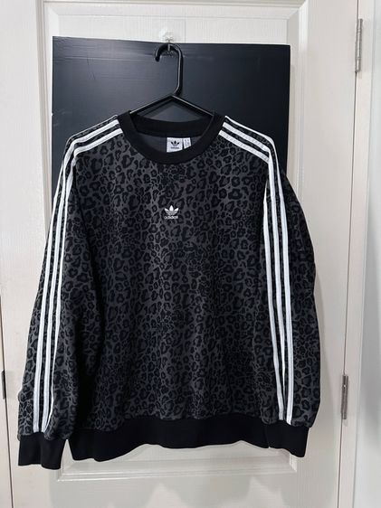 แขนยาว ดำ L สเวตเชิ้ต อื่นๆ เสื้อสเว็ตเตอร์ลายเสือ แบรนด์ Addidas