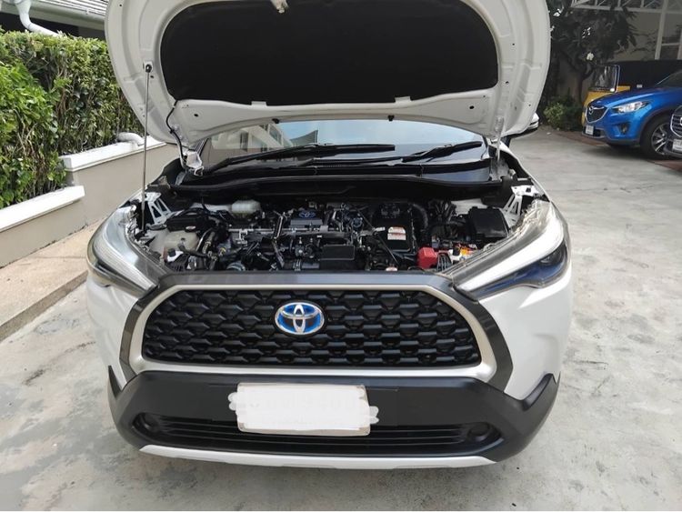 Toyota Corolla Cross 2022 1.8 Hybrid Smart Utility-car ไฮบริด ไม่ติดแก๊ส เกียร์อัตโนมัติ ขาว รูปที่ 4