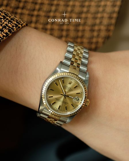 Rolex Datejust 78273 Champagne dial Two-Tone Jubilee 2012 31mm. Fullset 