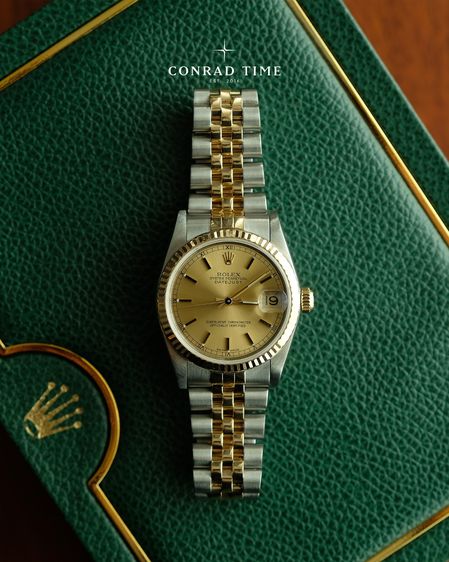 Rolex Datejust 78273 Champagne dial Two-Tone Jubilee 2012 31mm. Fullset  รูปที่ 2