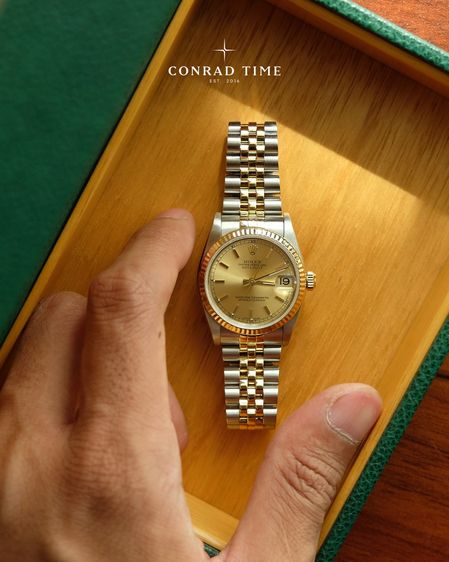 Rolex Datejust 78273 Champagne dial Two-Tone Jubilee 2012 31mm. Fullset  รูปที่ 3