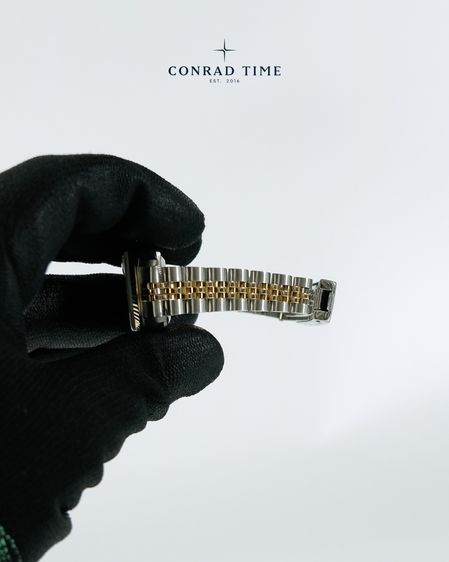 Rolex Datejust 69173 Champagne Roman Dial Two-Tone Jubilee 1996 26mm. Fullset  รูปที่ 13