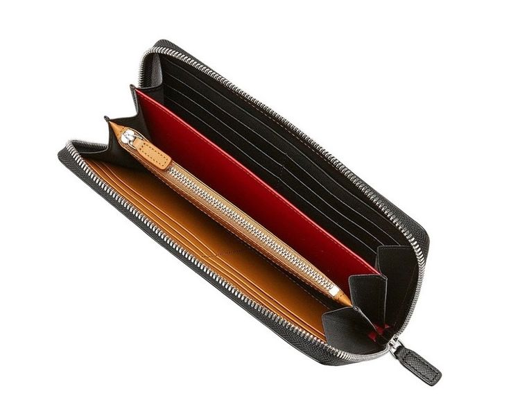 กระเป๋าสตางค์ ซิปรอบ MCM รุ่น New Bric Zip Wallet with Wrist Strap in Embossed Leather ของแท้ รูปที่ 2