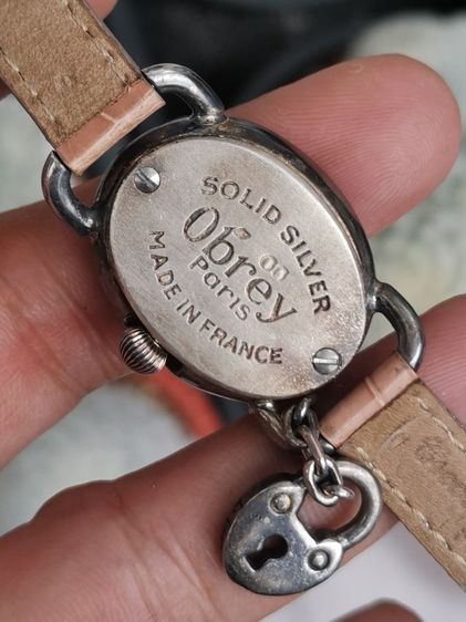 Vintage Obrey Paris Sterling Silver ระบบ Quartz สายเดิมบัคเคิลเดิม ใครเก็บแนวนี้อยู่ ราคาแบ่งปันครับ รูปที่ 13