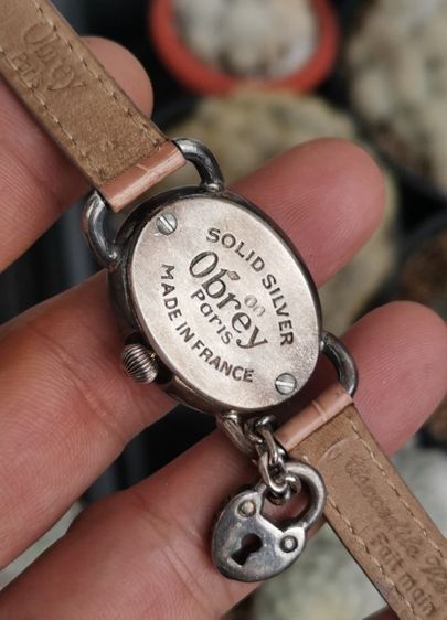 Vintage Obrey Paris Sterling Silver ระบบ Quartz สายเดิมบัคเคิลเดิม ใครเก็บแนวนี้อยู่ ราคาแบ่งปันครับ รูปที่ 12