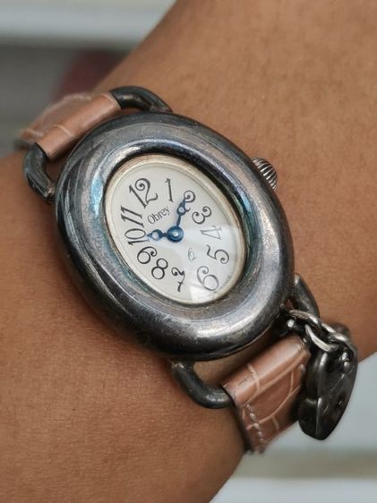 Vintage Obrey Paris Sterling Silver ระบบ Quartz สายเดิมบัคเคิลเดิม ใครเก็บแนวนี้อยู่ ราคาแบ่งปันครับ รูปที่ 8