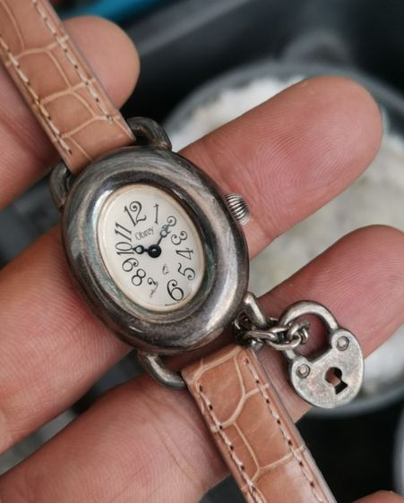 เงิน อื่นๆ Vintage Obrey Paris Sterling Silver ระบบ Quartz สายเดิมบัคเคิลเดิม ใครเก็บแนวนี้อยู่ ราคาแบ่งปันครับ