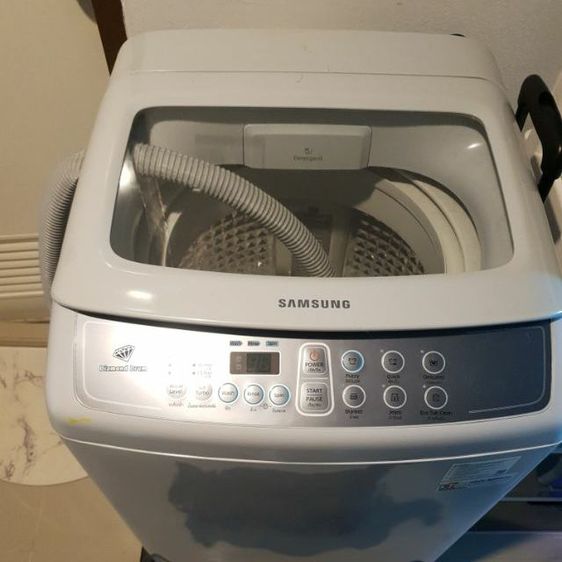 เครื่องซักผ้า samsung ฝาบน Diamond Drum  ซักปั่นหมาดในตัว (WA75H4000SG) รูปที่ 7