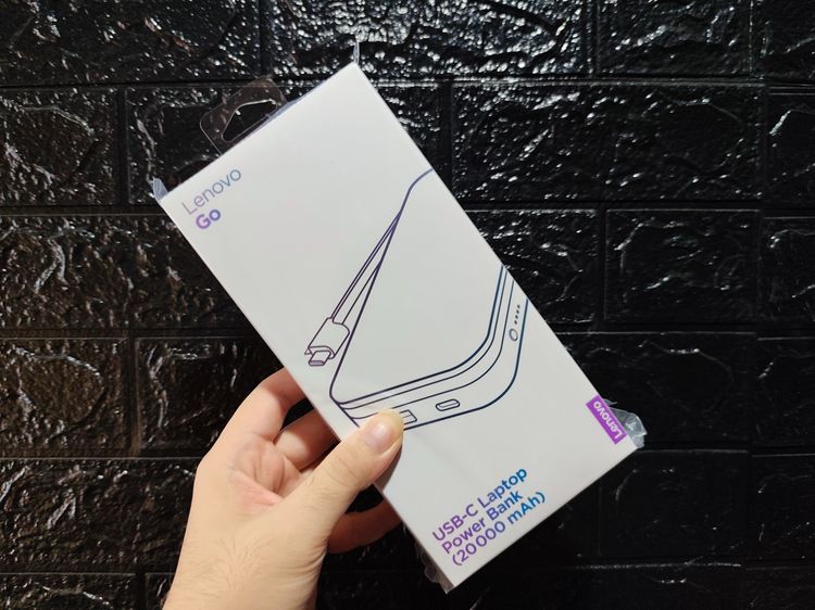 พาวเวอร์แบงค์ชาร์จโน้ตบุ๊กได้ Lenovo Go USB-C Laptop Power Bank (20000 mAh) มือหนึ่ง