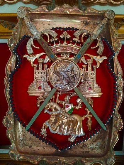 ฝรั่งเศส..โล่ราชวงศ์ฝรั่งเศส..งาน เซอร์วิเนียร์ยุคแรกเก่าโบราณ รูปที่ 6