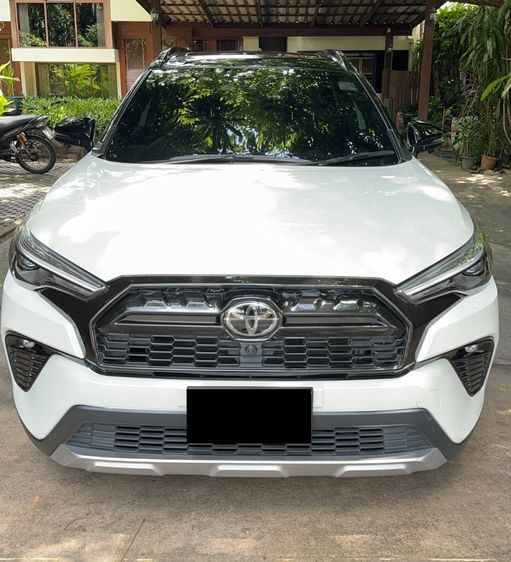 รถ Toyota Corolla Cross 1.8 Hybrid Premium Safety GR Sport สี ขาว