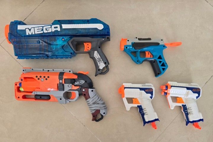 ของเล่น Nerf มือสอง 5 ชิ้น