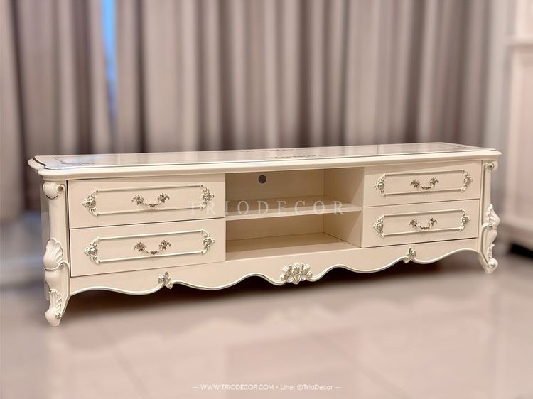 CHLORIS CLASSIC SIDEBOARD ตู้วางทีวีสไตล์คลาสสิค รุ่น คลอริส รูปที่ 2