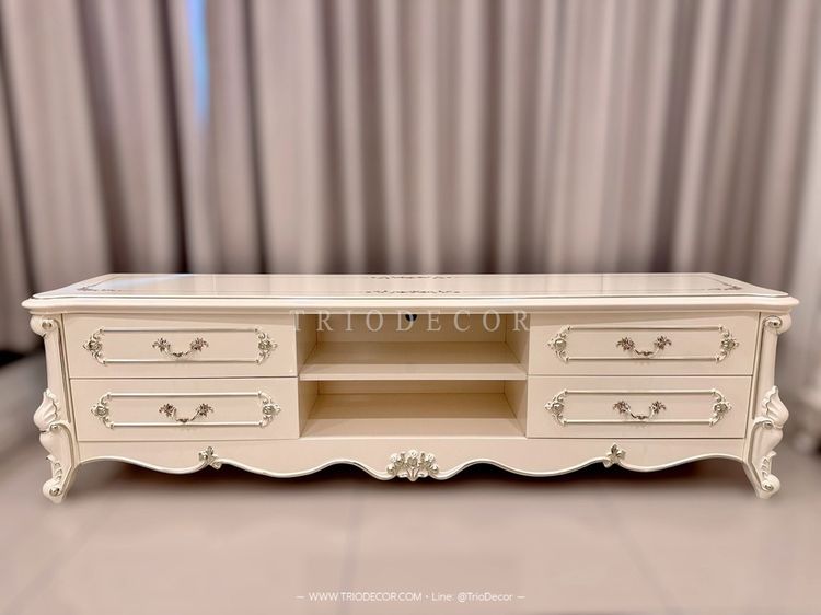 CHLORIS CLASSIC SIDEBOARD ตู้วางทีวีสไตล์คลาสสิค รุ่น คลอริส รูปที่ 4