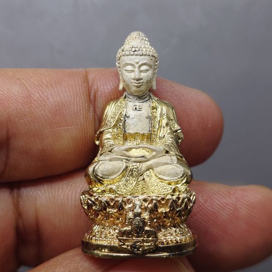 พระกริ่งจีน ต้าเยิ่นถะ เนื้อเงินสามกษัตริย์ ชุดกาญจนาภิเษกครองราชย์ 50 ปี วัดบวรนิเวศวิหาร ปี2538 ไม่มีกล่อง