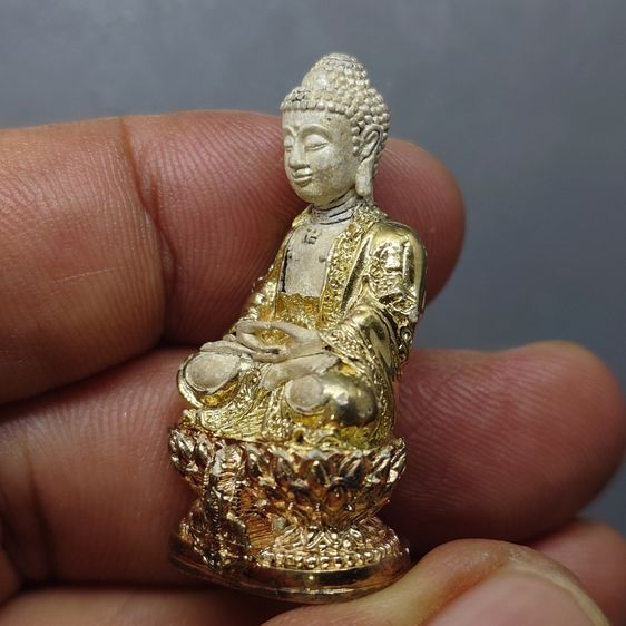 พระกริ่งจีน ต้าเยิ่นถะ เนื้อเงินสามกษัตริย์ ชุดกาญจนาภิเษกครองราชย์ 50 ปี วัดบวรนิเวศวิหาร ปี2538 ไม่มีกล่อง รูปที่ 4