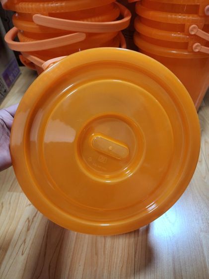 ขายเหมา 12 ใบ ถังสังฆทานแบบมีฝาปิด เนื้อหนา 3.5 GL รูปที่ 3