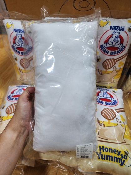 ขายเหมา 8 ใบ หมอนนุ่มนมหมีขนาดเล็ก รูปที่ 3