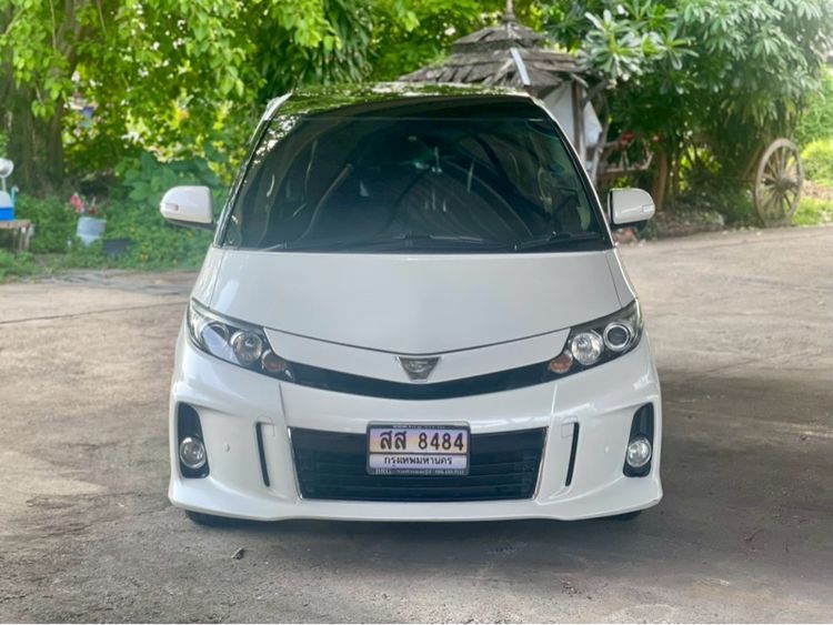 Toyota Estima 2014 2.4 Aeras Van เบนซิน ไม่ติดแก๊ส เกียร์อัตโนมัติ ขาว รูปที่ 2