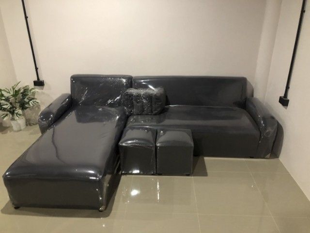 โซฟาทรงL  เลือกสีได้ ส่งฟรี ปลายทาง รูปที่ 9