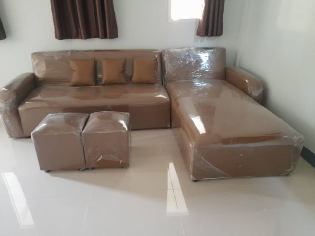 โซฟาทรงL  เลือกสีได้ ส่งฟรี ปลายทาง รูปที่ 12