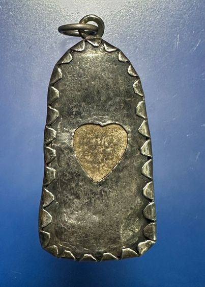 พระผงพิมพ์นาคปรก กรุวัดมอญ อ่างทอง เลี่ยมเงิน รูปที่ 10