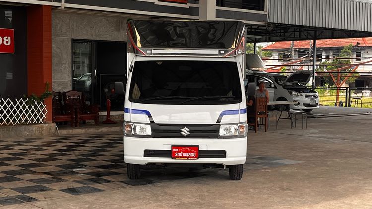 Suzuki Carry 2023 1.5 Pickup เบนซิน ไม่ติดแก๊ส เกียร์ธรรมดา ขาว รูปที่ 2