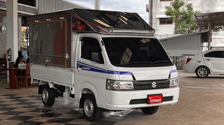 Suzuki Carry 2023 1.5 Pickup เบนซิน ไม่ติดแก๊ส เกียร์ธรรมดา ขาว รูปที่ 3