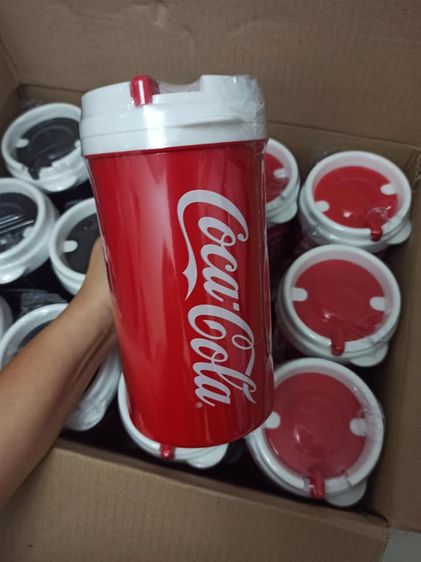 กระบอกน้ำ เก็บความเย็น สองชั้น ใบใหญ่ โค้ก ขนาด 32 ออนซ์ รูปที่ 9