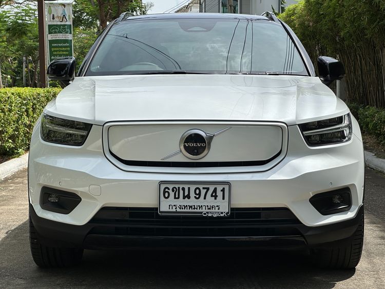 Volvo XC40 2022 Recharge Pure Electric Utility-car ไฟฟ้า ไม่ติดแก๊ส เกียร์อัตโนมัติ ขาว รูปที่ 3