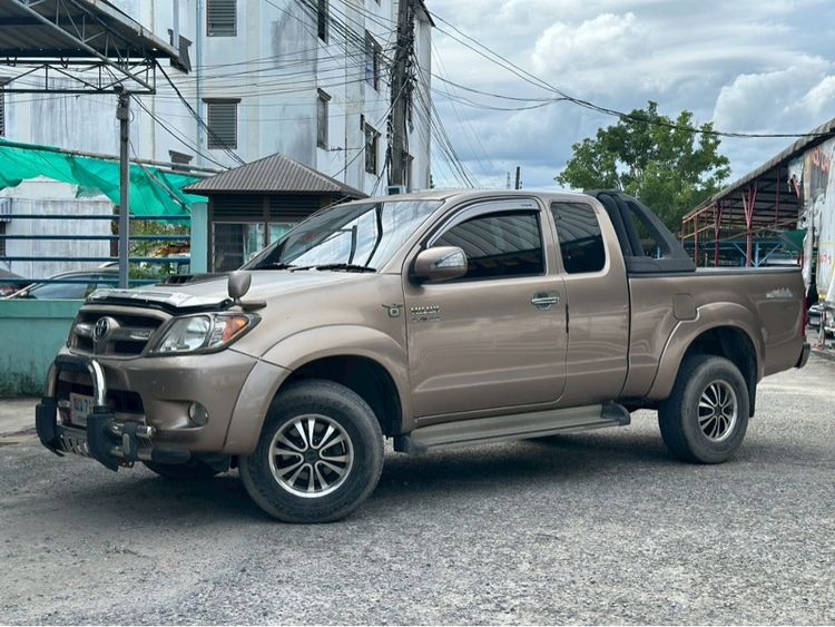 Toyota Hilux Vigo 2007 3.0 E Prerunner Pickup ดีเซล ไม่ติดแก๊ส เกียร์ธรรมดา น้ำตาล รูปที่ 3