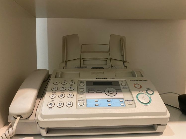 FAX เครื่องแฟกซ์ เครื่องพริ้น ใส่ A4 ได้
